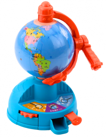 Mini Glob Pământesc Rotativ cu Pinion și Avion Mobil [1]