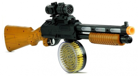 Mitralieră Jucărie AK 868-1 cu Lumini și Sunete – 60 cm [4]