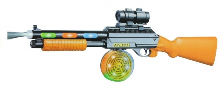 Mitralieră Jucărie AK 868-1 cu Lumini și Sunete – 60 cm [2]