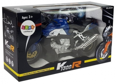 Motocicletă albastră alimentată cu baterii [2]