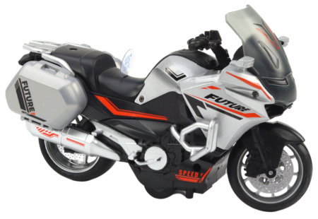 Motocicletă Sport de Poliție cu Mecanism Fricțiune, Scara 1:10 [1]