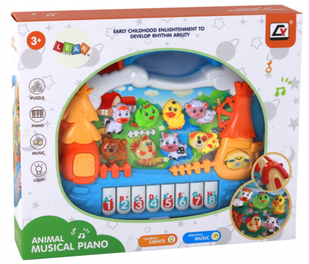 Panoul educațional Pianinko – Tema satului englezesc – Animale [3]