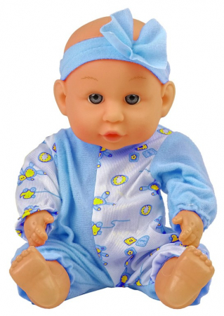 Păpușă Albastra pentru Copii cu Olita, Care Bea și Face Pipi – 24 cm [1]