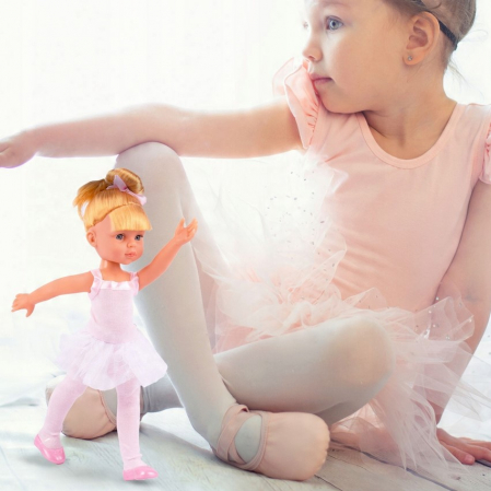 Păpușă Balerină „Darlene” – Blondă, 34 cm – Set cu Perie și Colier [3]