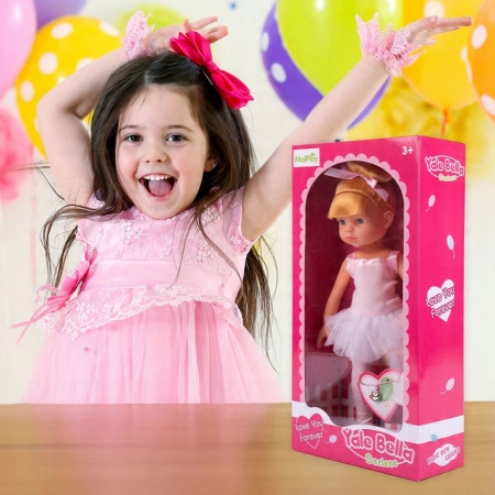 Păpușă Balerină „Darlene” – Blondă, 34 cm – Set cu Perie și Colier [7]