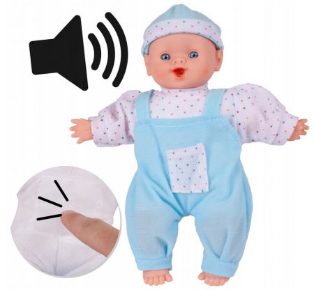 Păpușă bebeluș cu suzetă – 1 buc., modele și culori variate [2]