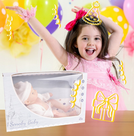 Păpușă Bebeluș Realistă 12''– Ca un Copil Adevărat – Rezistentă la Apă / Pentru Baie [5]