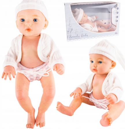Papusi si accesorii fetite - Păpușă Bebeluș Realistă 12''– Ca un Copil Adevărat – Rezistentă la Apă / Pentru Baie