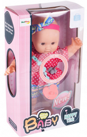 Păpușă cu bentiță cu fundiță și suzetă. [7]