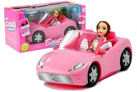 Jucarii - Papusa cu Mașină Sport Cabrio