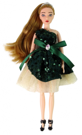 Păpușă Emily cu Inimioară din Lemn și Pisicuță Albă [2]