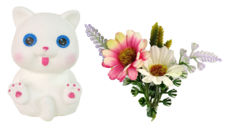 Păpușă Emily cu Păr Lung și Pisicuță Albă [3]