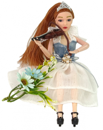 Păpușa Emily cu Vioară și Flori – Eleganță și Muzică în Joaca Copiilor [3]