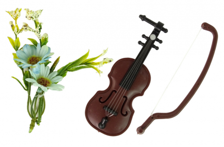 Păpușa Emily cu Vioară și Flori – Eleganță și Muzică în Joaca Copiilor [2]