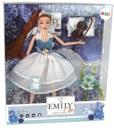 Păpușa Emily cu Vioară și Flori – Eleganță și Muzică în Joaca Copiilor [4]