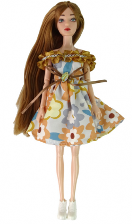 Păpușa Emily de Toamnă cu Păr Roșcat și Pălărie [1]