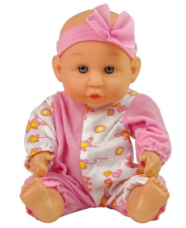 Păpușă Roz pentru Copii cu Olita, Care Bea și Face Pipi – 24 cm [1]