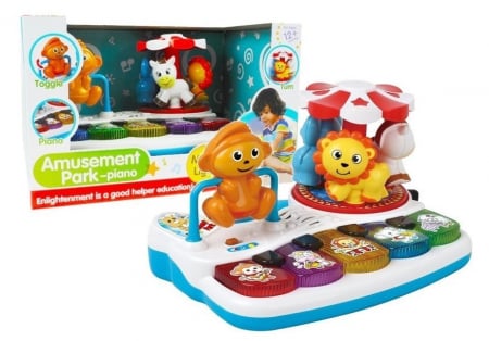 Articole bebelusi si copii mici - Pian Colorat cu Animale pentru Copii