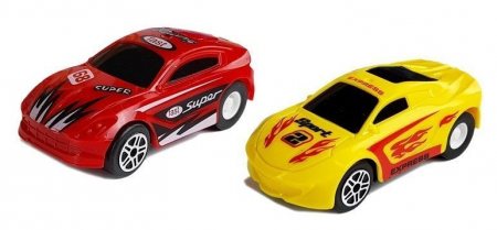 Pistă de curse cu 4 bucle, două mașini - 181 cm [3]