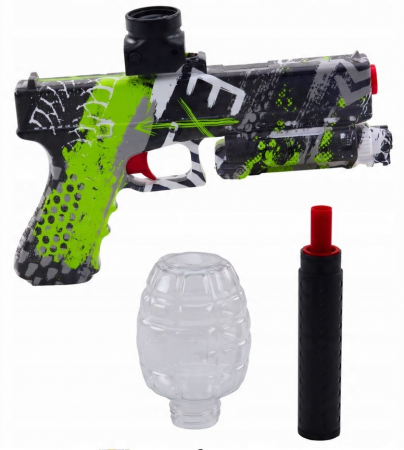 Pistol 2în1 pentru bile gel și săgeți din spumă cu apă [2]