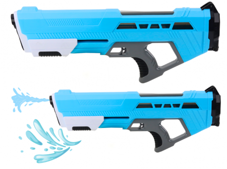 Pusti si pistoale - Pistol cu Apă Mare cu Pompa Manuală, Albastru