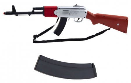 Pușcă de jucărie cu curea de umăr, maro, sunete, 65 cm [1]