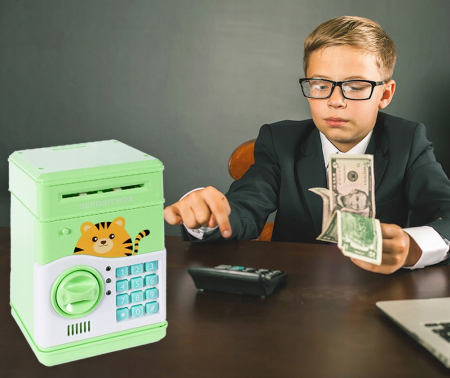 Pușculiță Seif KOTEK Verde cu Melodii [7]