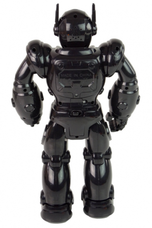 Robot Interactiv care merge, are sunete și lumini, culoare neagră [5]