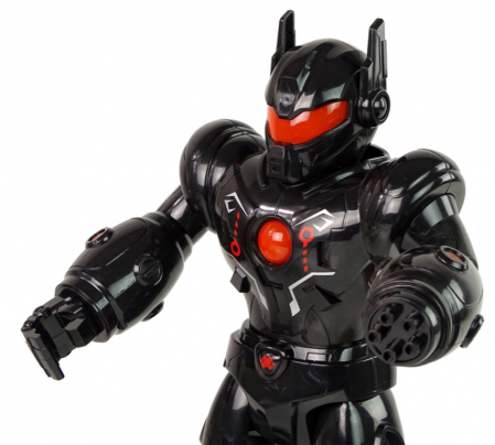 Robot Interactiv care merge, are sunete și lumini, culoare neagră [1]