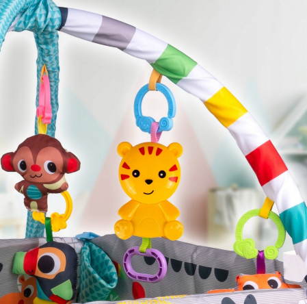 Saltea Educațională Interactivă 5 în 1 pentru Bebeluși – Mare – Jungla [8]