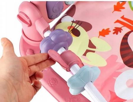 Saltea Interactivă cu Pian Roz – Lumini, Sunete și Oglindă [6]