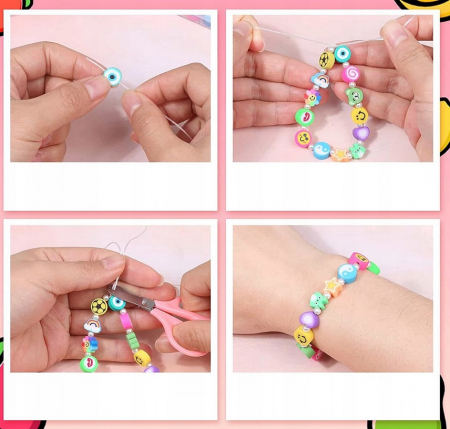 Set 1000 de Mărgele Colorate – DIY Creativ [6]
