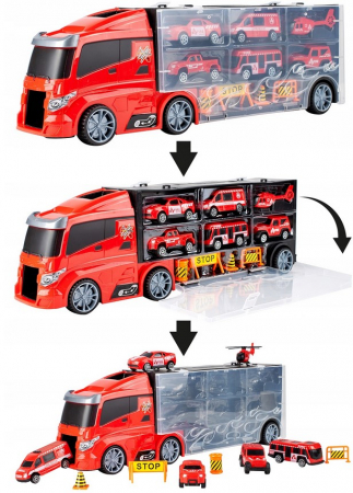 Set autospecială de intervenție cu 4 mașinuțe și elicopter [5]