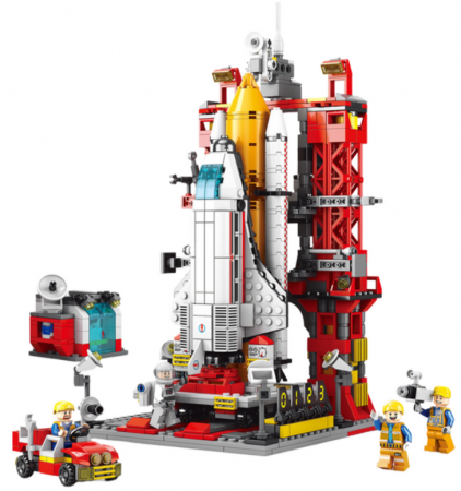 Set blocuri de construcție Rachetă Spațială cu Platformă de Lansare – 1083 piese [1]