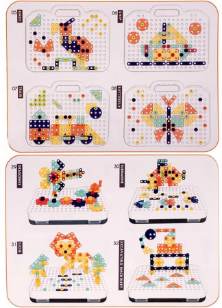 Set creativ de construcție – 188 piese în valiză [6]