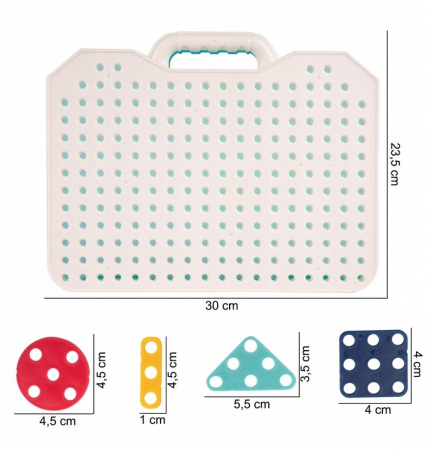 Set creativ de construcție – 188 piese în valiză [2]