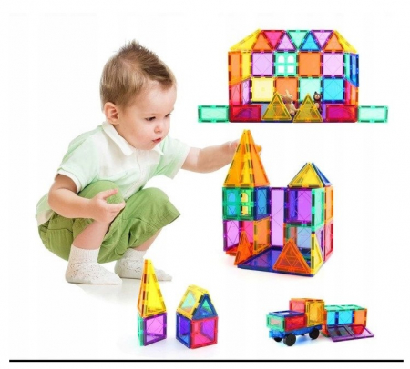 Set de Blocuri Magnetice 3D – 45 Piese [2]