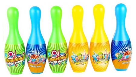 Set de bowling cu 6 popice + minge de bowling – joc sportiv [2]