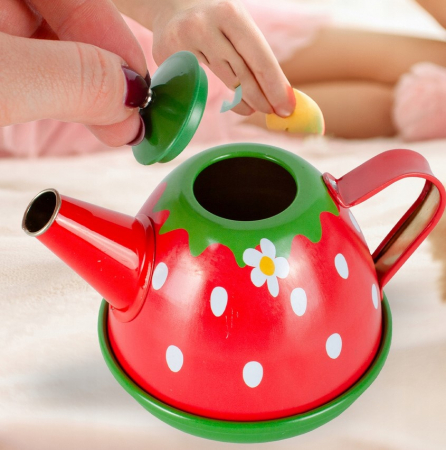 Set de Ceai din Metal – Joc de Servire Elegant pentru Copii [6]