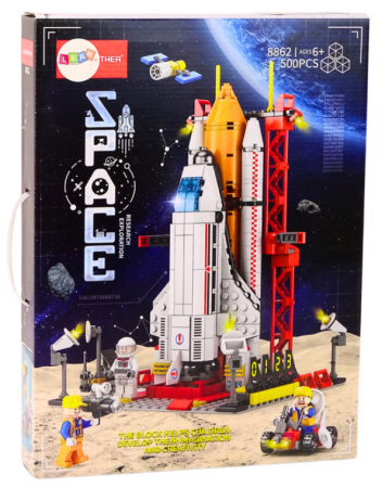 Set de construcție Nave Spațiale – Rachetă Spațială, 506 piese [2]