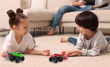 Set de curse cu mașinuțe metalice și lansatoare [5]