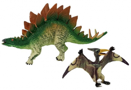 Set de figurine dinozauri Stegosaurus și Pteranodon [1]