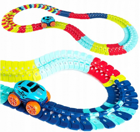 Set DIY – Pista de tren cu 138 de piese [4]