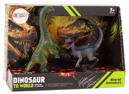 Set Figurine Dinozauri – Brachiosaurus & Velociraptor, 2 Bucăți [2]