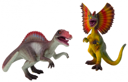 Set Figurine Dinozauri – Spinosaurus & Dilophosaurus, 2 Bucăți [1]