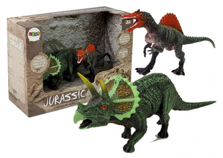 Figurine - Set figurine dinozauri Spinosaurus, Triceratops