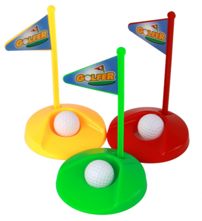 Set Mini Golf pentru Copii, Bețe, 12 Piese. [2]