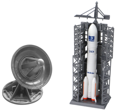 Set Misiune Spațială Rachetă Spațială Astronaut Navă Spațială 5 piese [2]