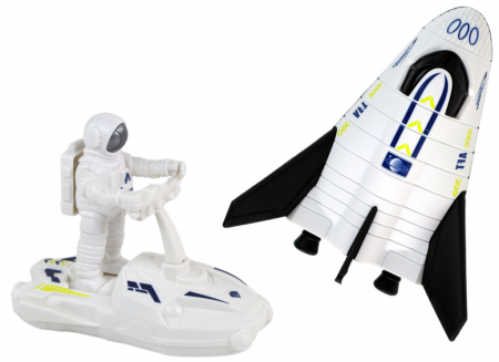 Set Misiune Spațială Rachetă Spațială Astronaut Navă Spațială 5 piese [1]