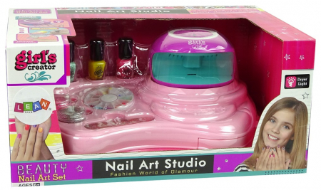 Set pentru manichiură – Lacuri de unghii, sclipici, uscător și abțibilduri [5]